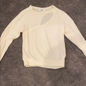 Cream knit sweater